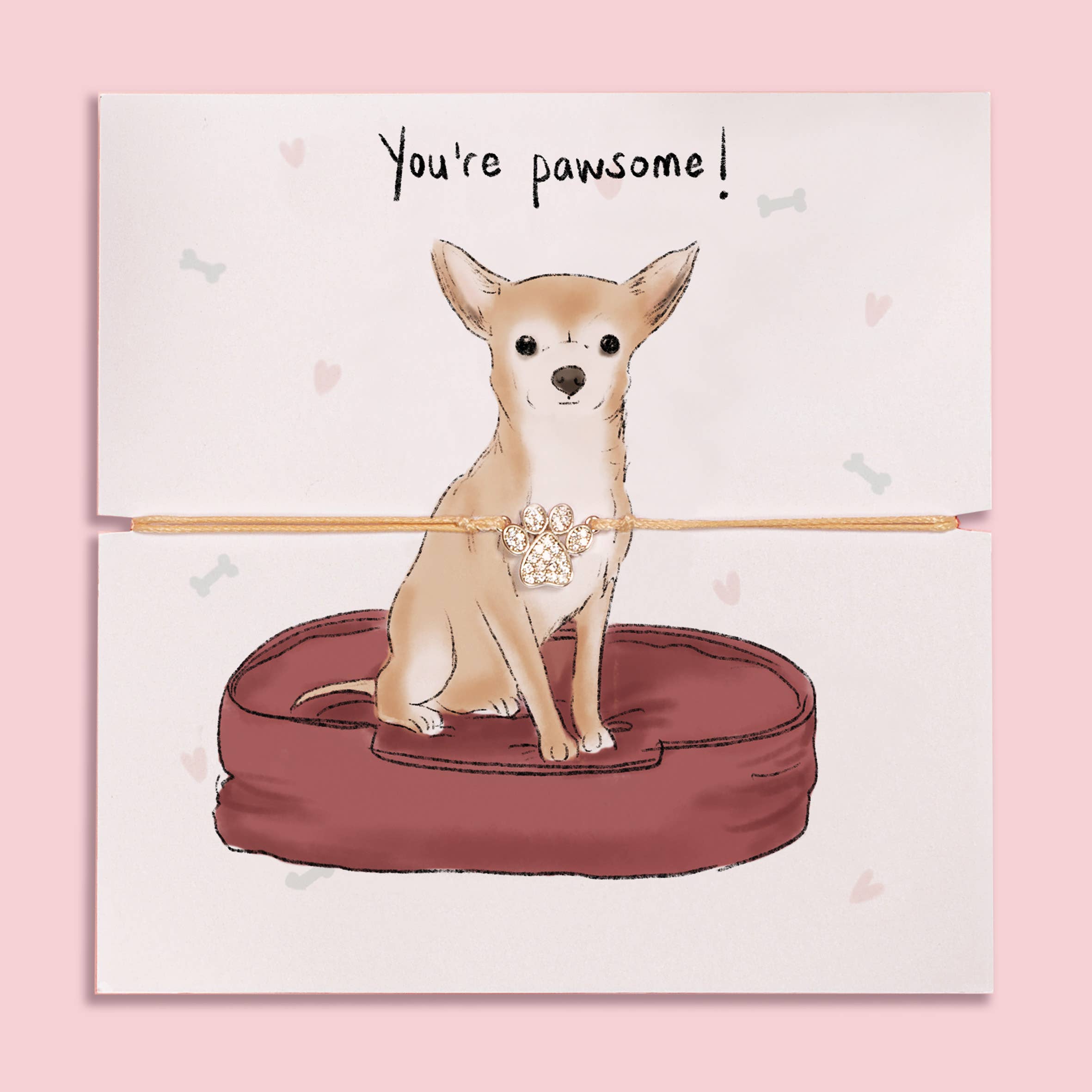 Letterbox Love Bracelets – wholesale Charm/dangle bracelet – Paws For Though Small Stand Bracelet Collection12