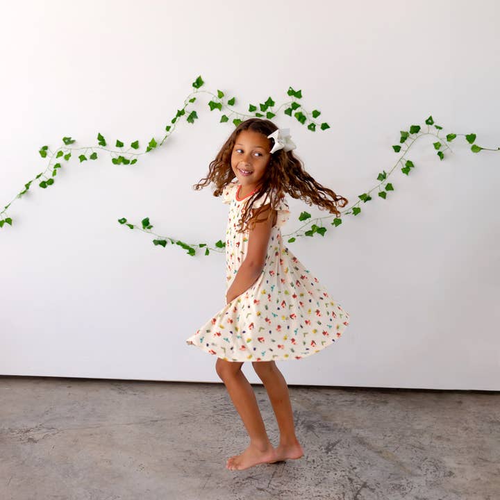 Free Birdees - Wholesale Dress - Kids - It’s a Bug’s Life Twirling Dress (2T-6Y)