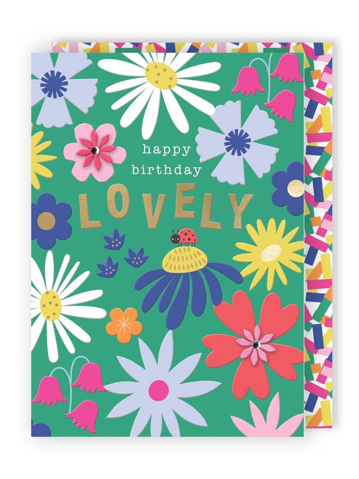 Flowers & Ladybird - Wildflower - Second Nature for wholesale by Second Nature Ltd