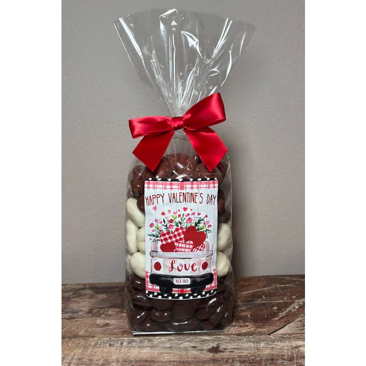 Zebra Bag - 24 oz with Valentine's Label for wholesale by Oliver Pecan Co.