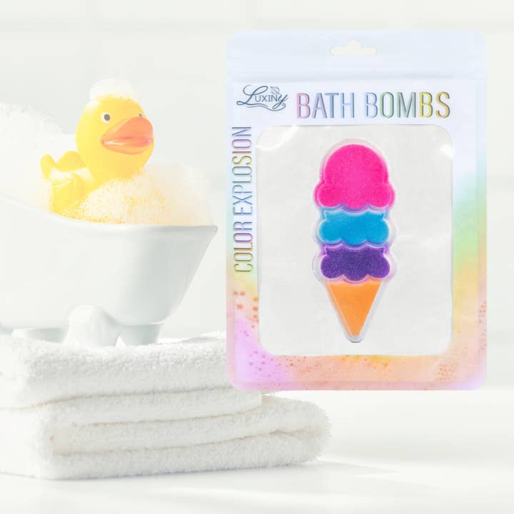 Luxiny Products - Luxurious Bath and Body – wholesale Badbomb/fizz – Badbomb | Handmålad | Färgsprängning | Glasskon