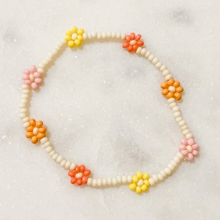 Hippie Seed Bead armband voor wholesale door Dainty Daisy Bead Co.