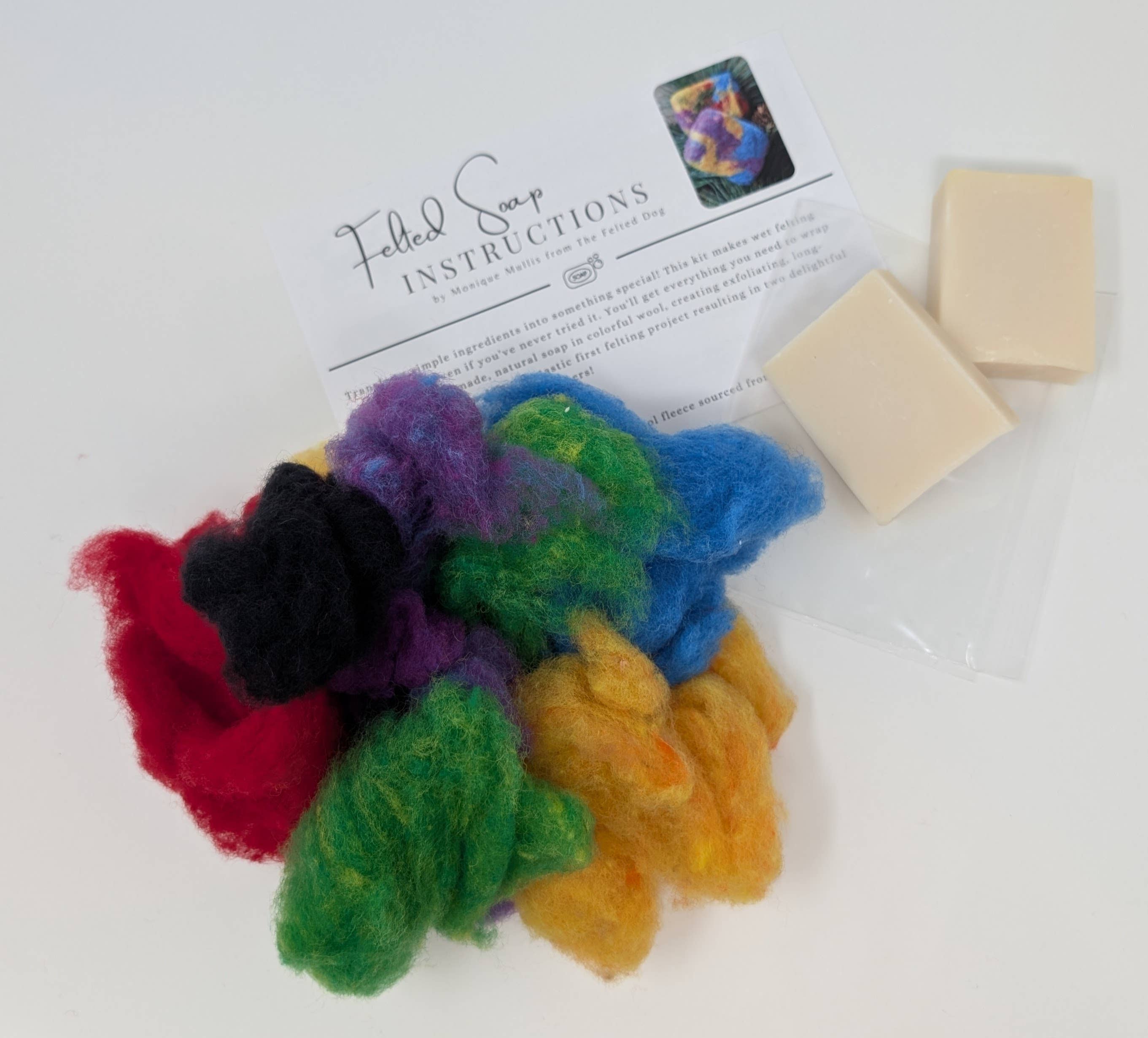 The Felted Dog - Wholesale DIY Craft Kit - Felted Soap DIY Kit4