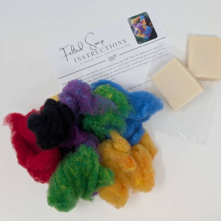 The Felted Dog - Wholesale DIY Craft Kit - Felted Soap DIY Kit4