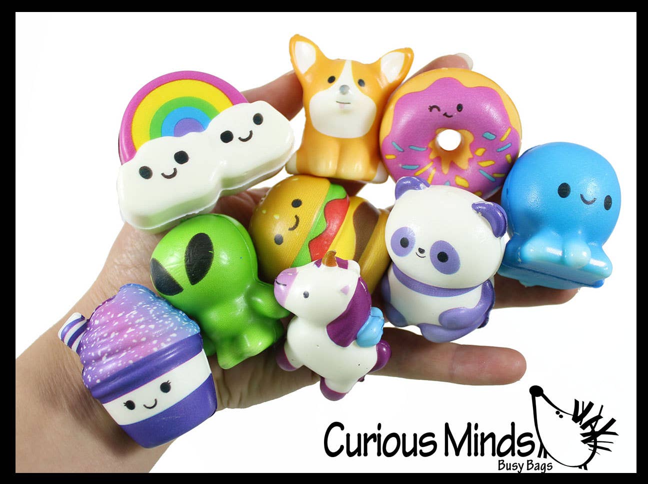 Curious Minds Toys - Wholesale Squishy Toy - Kids & Baby - 1 Cute Micro Slow Rise Squishy Toys - Mini Memory Foam5