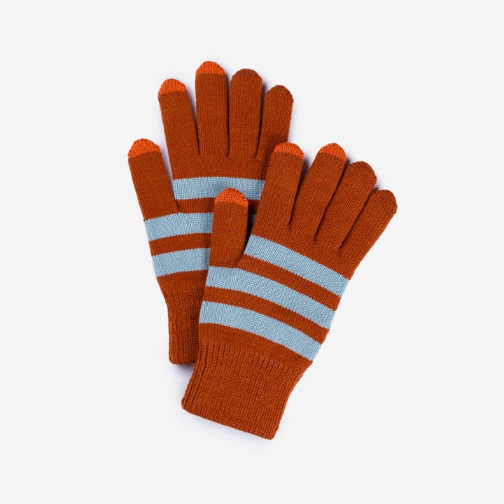 VERLOOP | knits - Wholesale Gloves - Women's - Stripe Touchscreen Gloves