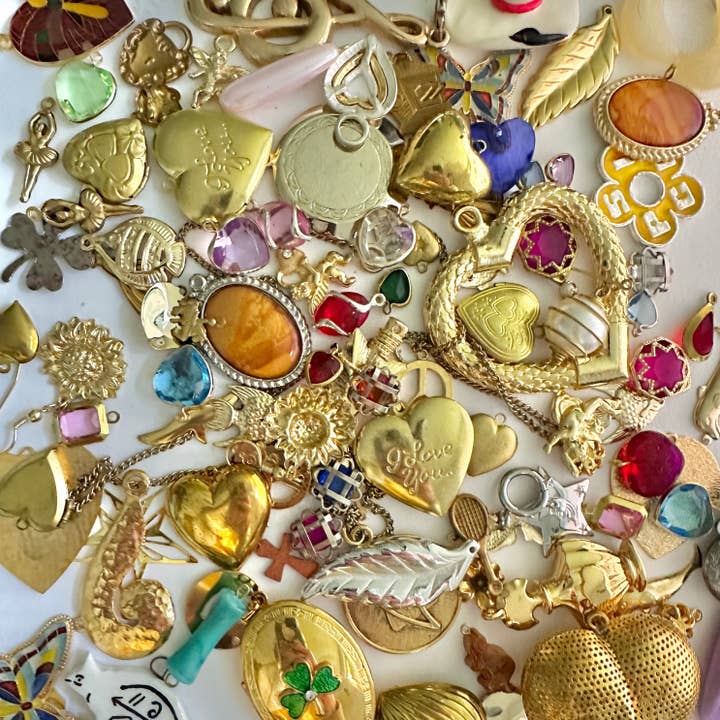 The Sage Vintage - Wholesale Individual Charm/Pendant - Charms Only - 10oz/100pcs