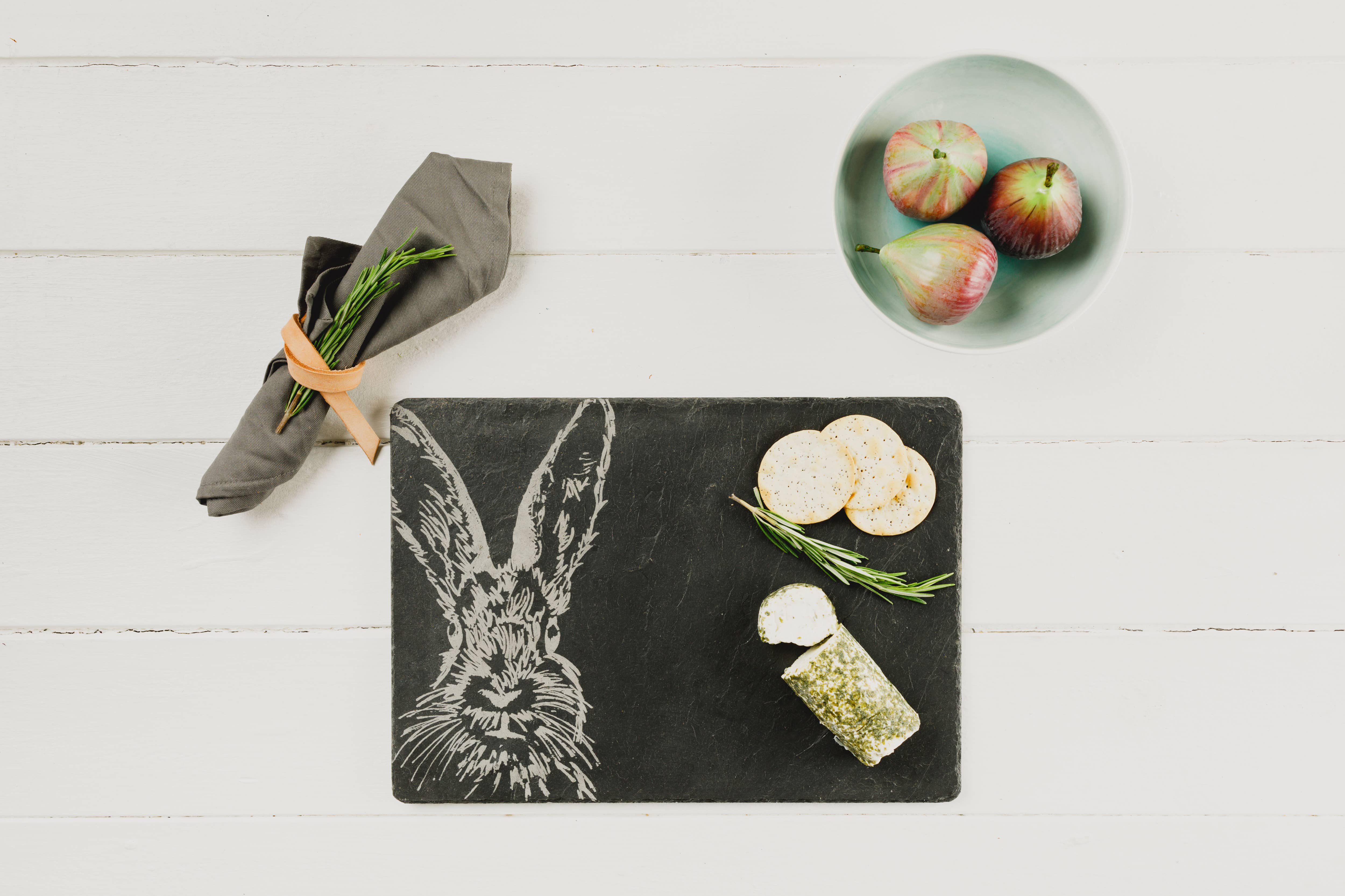 Selbrae House Ltd - Vendita all'ingrosso Taglieri per formaggio - Tagliere per formaggio in ardesia lepre