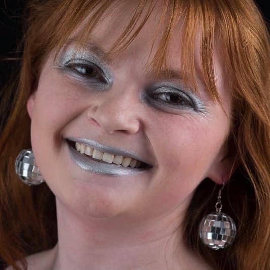 NO RHYME OR REASON ART - Wholesale Dangle Earrings - Small (Mini) Silver Disco Ball Earrings6