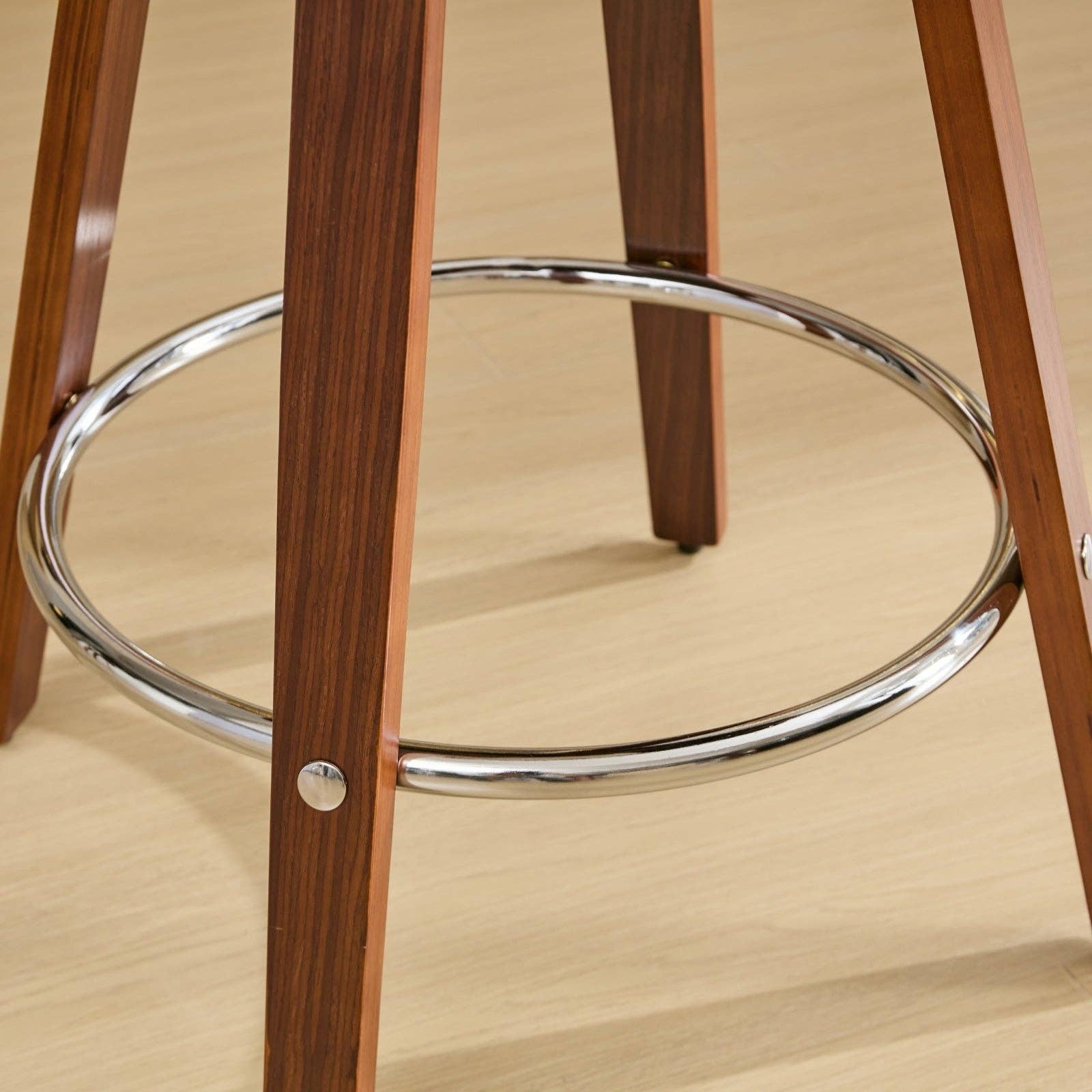 HOMYCASA DESIGN INC - Wholesale Stool - 2PcsMid-Century Swivel Counter Stools with Cushion 25" Heigh18