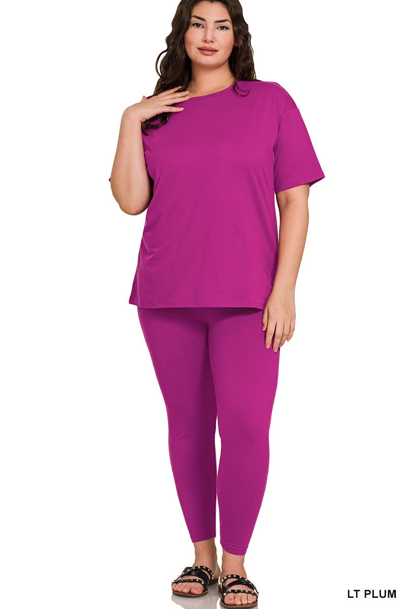 42POPS - Wholesale Lounge Set - Women's - `.Plus Microfiber Lounge Wear 2 Pc Set20