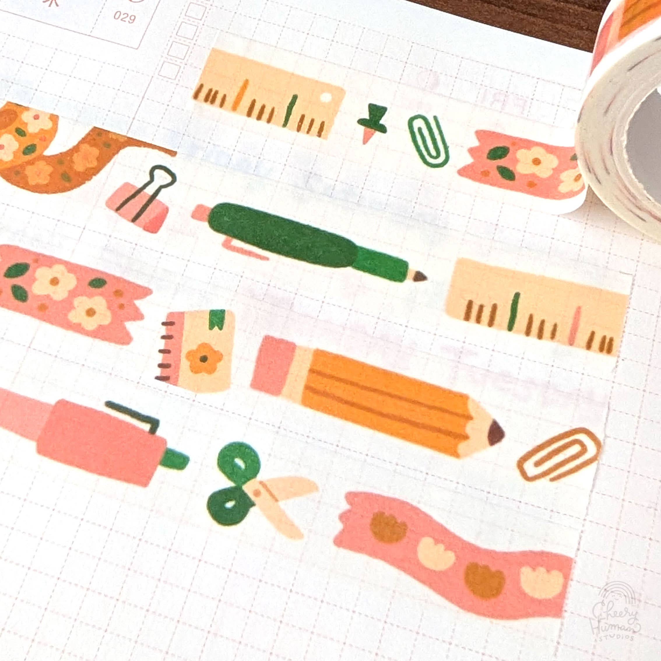 Cheery Human Studios - Wholesale Washi Tape - Stationery - Washi Tape3