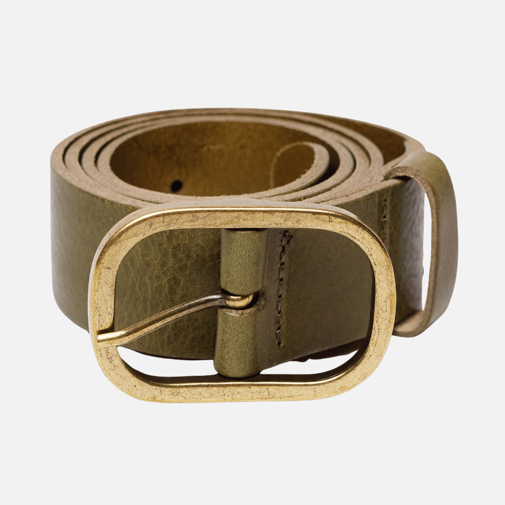 Amsterdam Heritage Leather Belts, Bags, Jackets & Apparel - Vente Ceinture – femme - Marin | Ceinture en cuir doré à boucle ovale pour femmes20