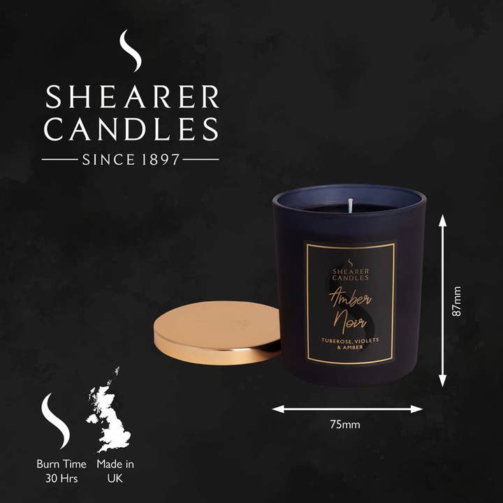 Shearer Candles – wholesale Jar/filled candle – Amber Noir Jar Candle