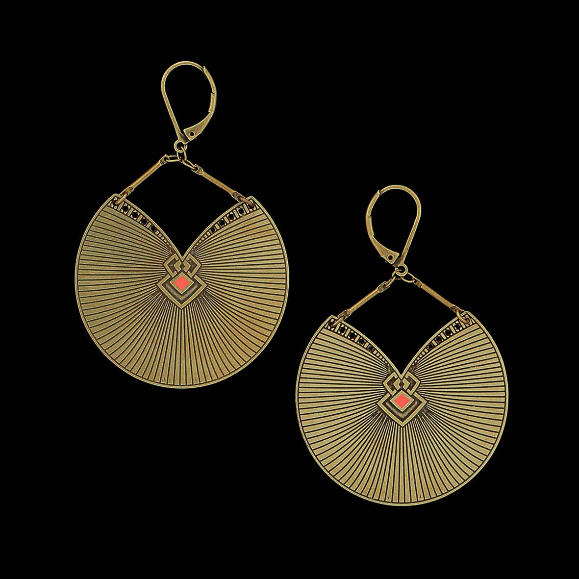 ATELIER AMELIE BLAISE – Großhandel Ohrhänger – Große KIMONO-Ohrringe aus Messing1