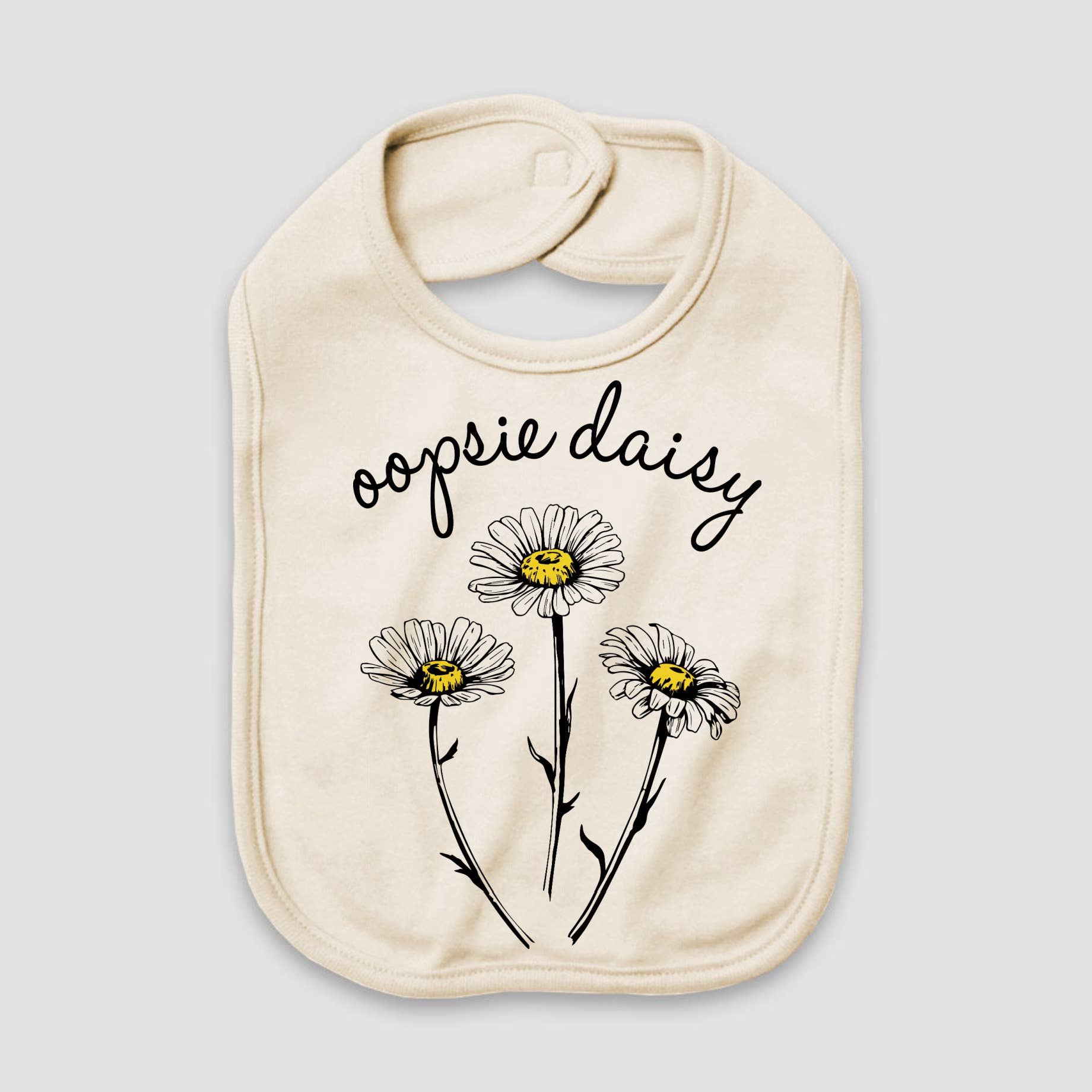 Love You a Latte Shop - Wholesale Bib - Baby - Oopsie Daisy Natural Color Baby Bib    0