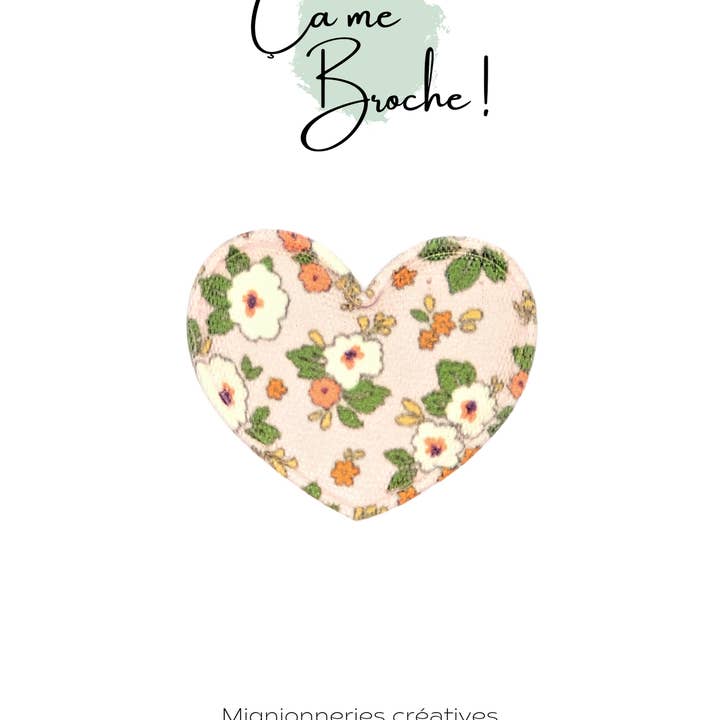 Camebroche - Wholesale Brooch - Flower heart brooches2