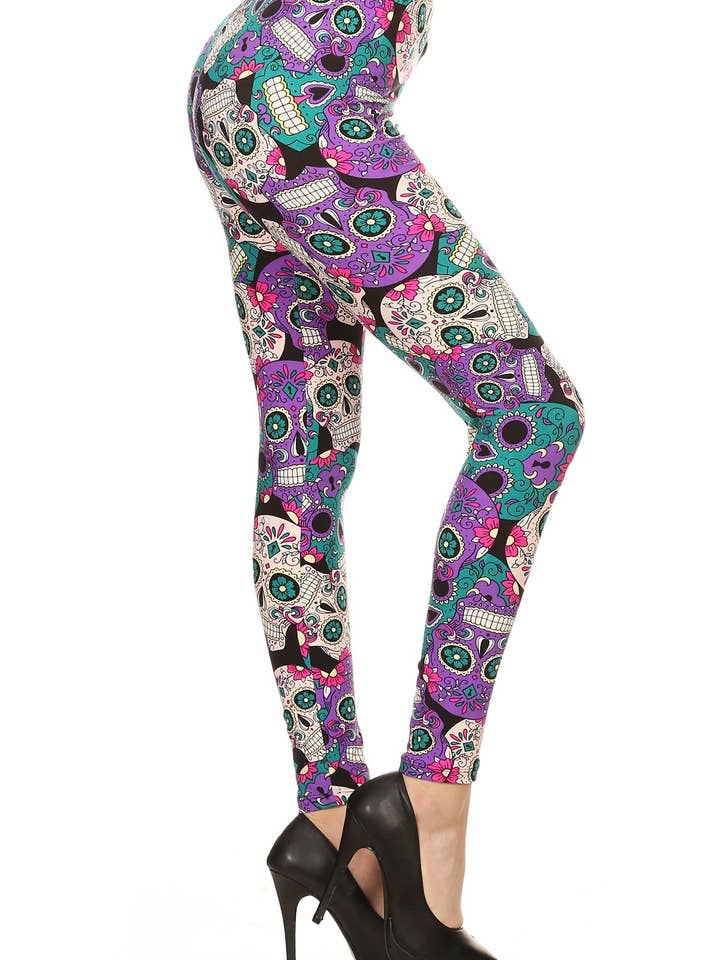 1010 Halloween skull leggings SI-7183 for wholesale by 42POPS