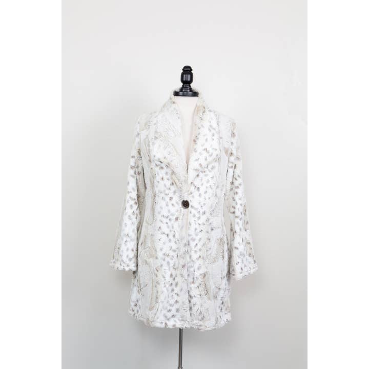 Faux Fur Jacket Lynx for wholesale by Vine Street Apparel