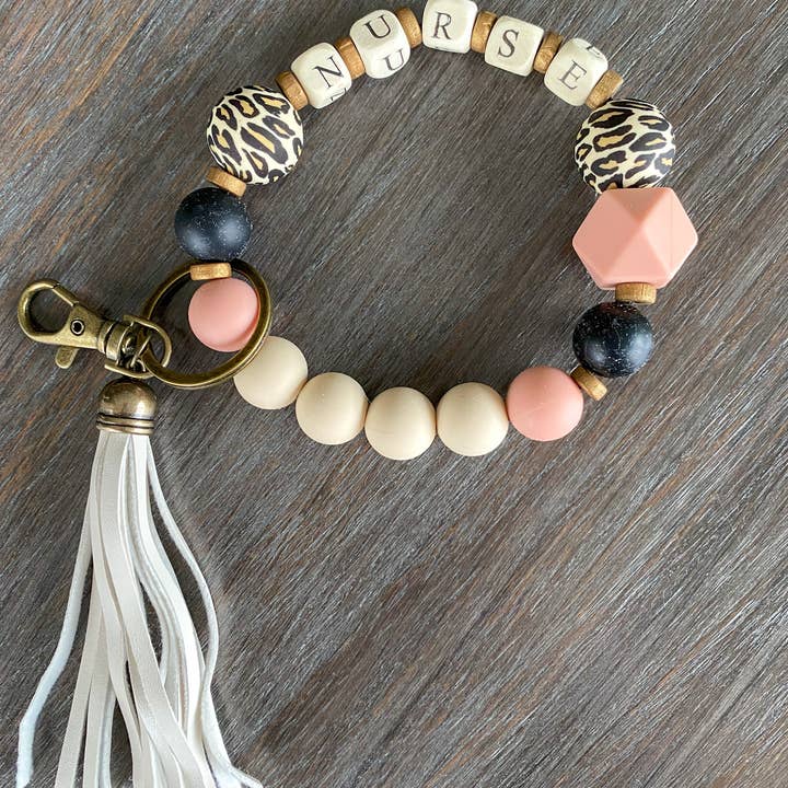 JILLIAN INK LLC - Wholesale Keychain Bracelet - NURSE Wristlet Keychain