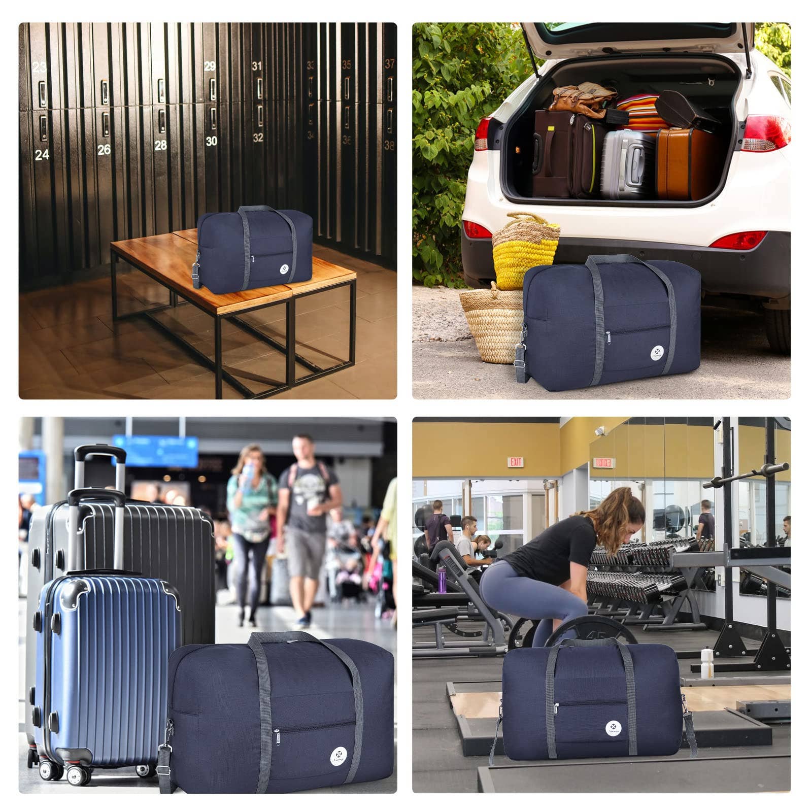 wandf - Venta al por mayor Bolsa de viaje - Unisex - Bolsa de viaje plegable NW3122 para equipaje de mano para estancia nocturna54