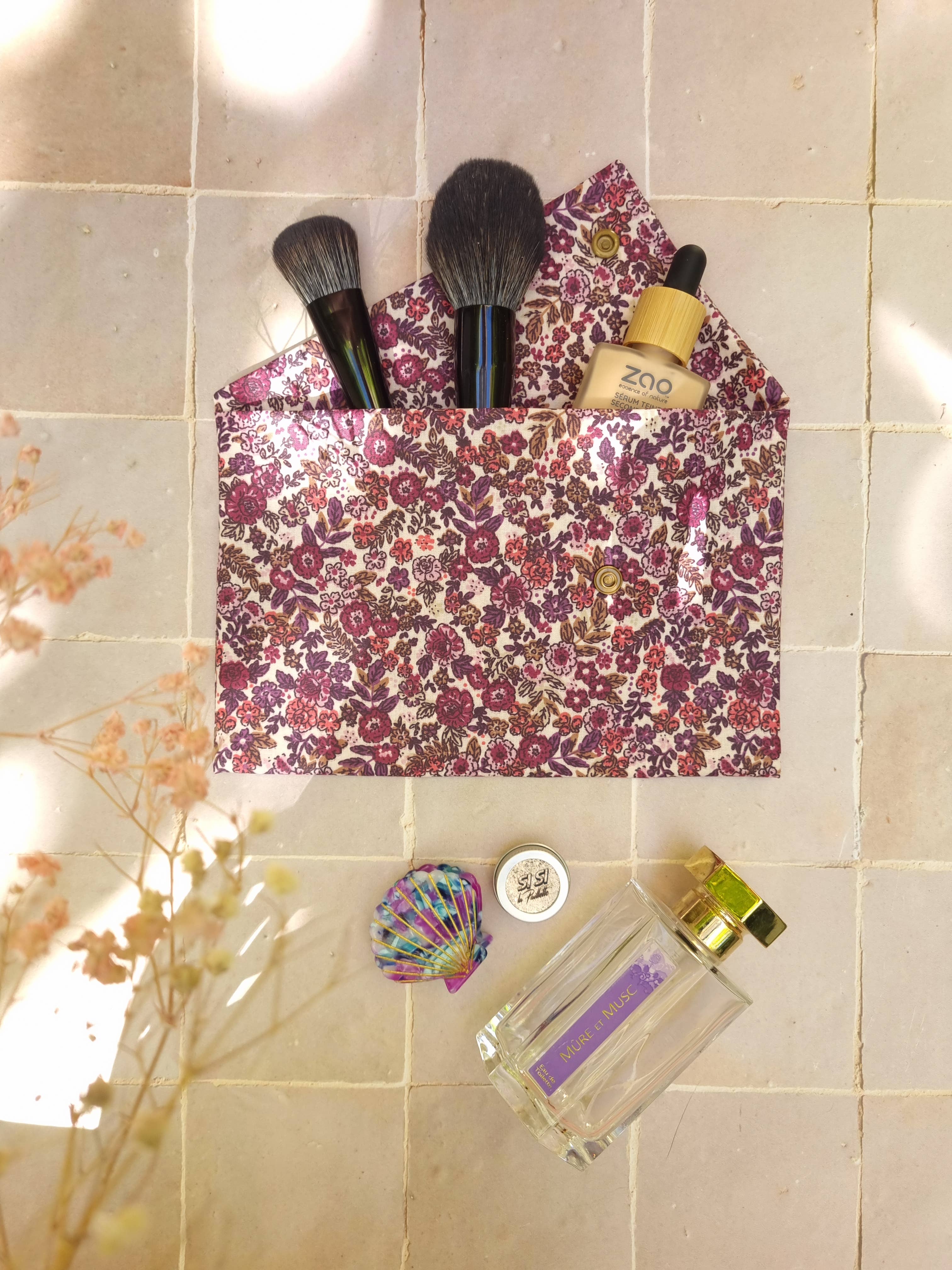 Alice et Jeanne – Großhandel Schmink-/Kosmetiktasche – Kosmetiktasche aus beschichteter Baumwolle Lily1