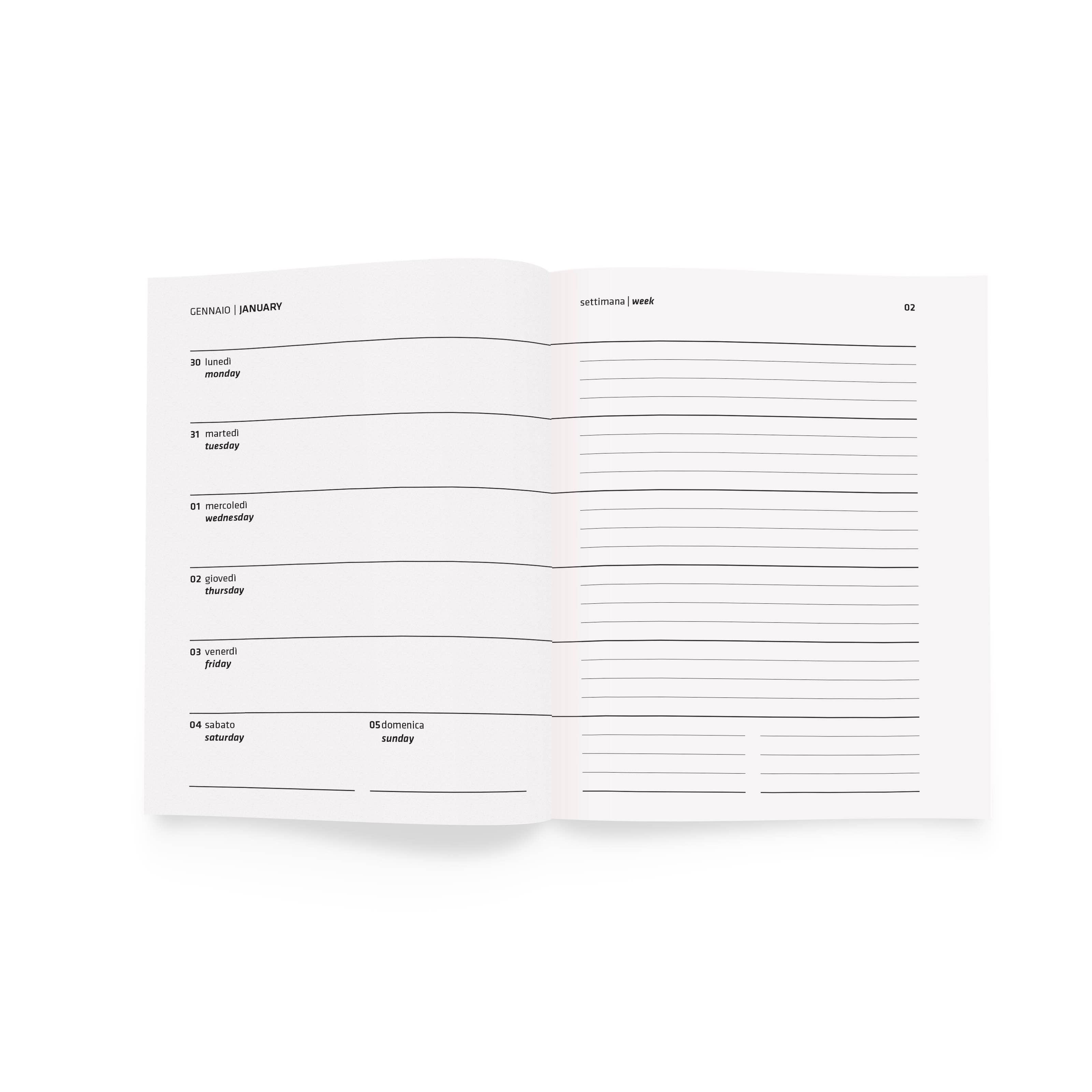 Weew Smart Design - Vente Agendas - Agenda Hebdomadaire de Poche 20261