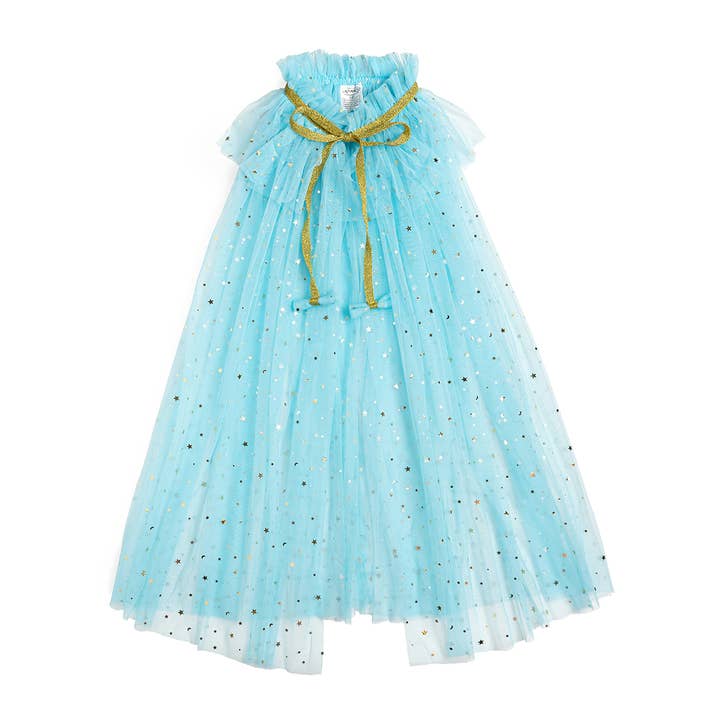 Sweet Wink – wholesale Cape – Child – Aqua Star Cape - Kids Dress Up Cape