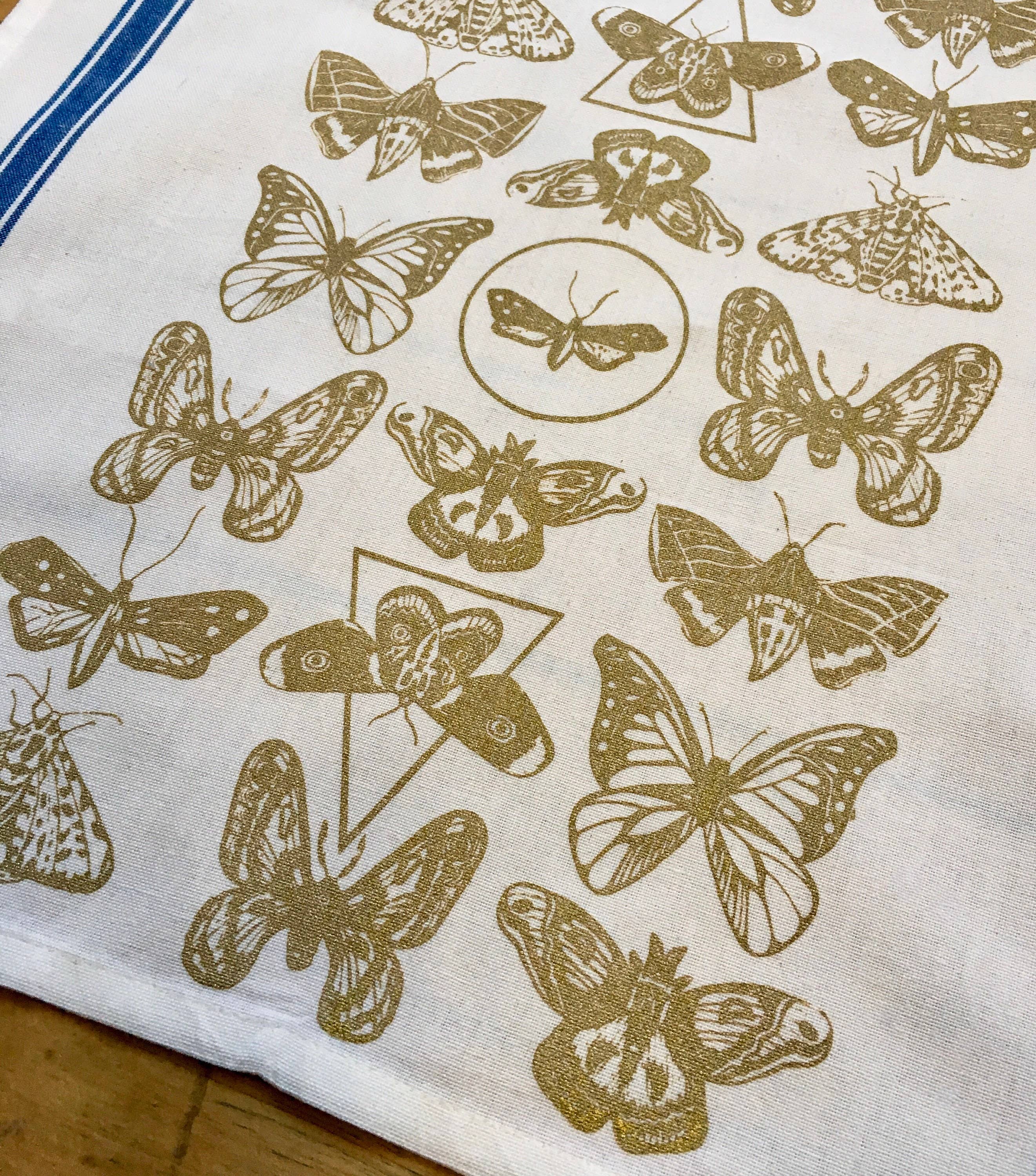 MBMB - Wholesale Tea Towel - Moth Pattern Towel3