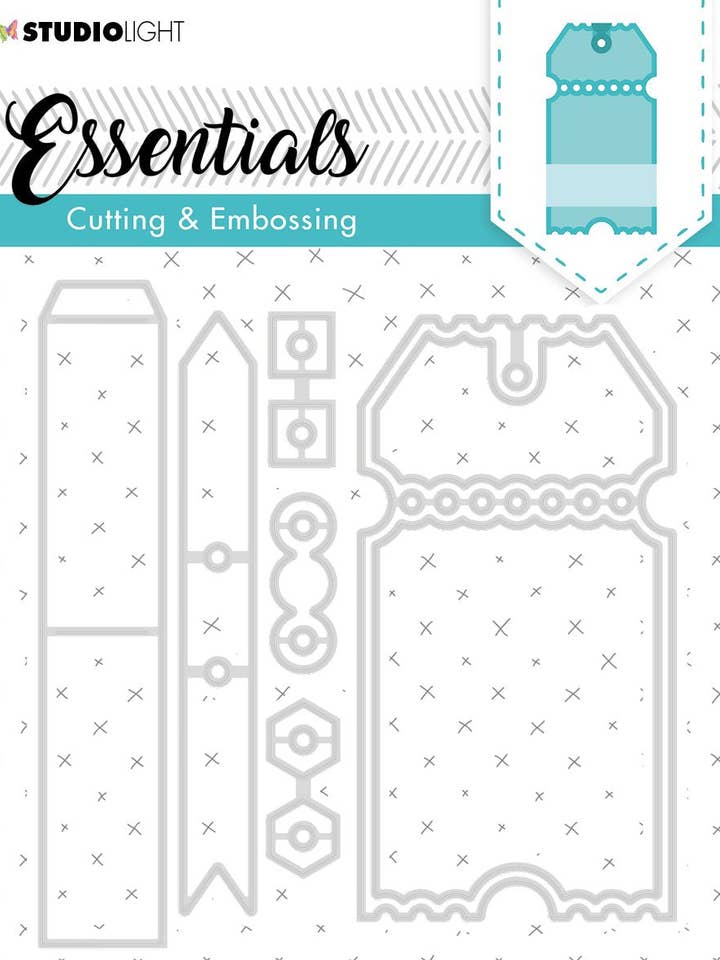 Stencil fustellato goffratura Essentials nr.276 per la vendita all'ingrosso da parte di Ecstasy Crafts Distributing