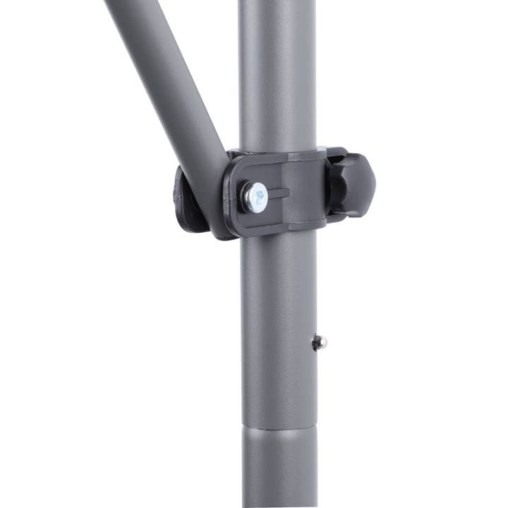 39F Inc. - Wholesale Patio Umbrella - Manual Retractable Patio Awning – 118" UV-Resistant Grey6