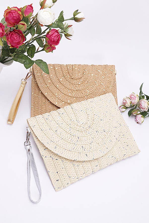 anbfashion - Venta al por mayor Bolso de mano - Mujer - Bolso de mano metálico con forma de pajita sintética HPC6214GD1