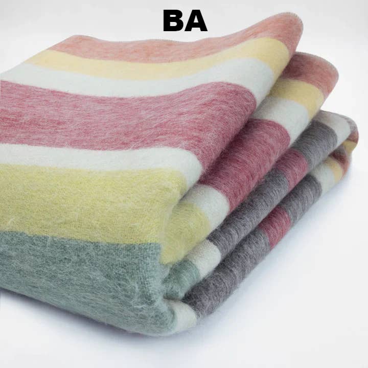 Choice Alpaca Products - Wholesale Bedding blanket - Alpaca Bed Blanket - Striped91