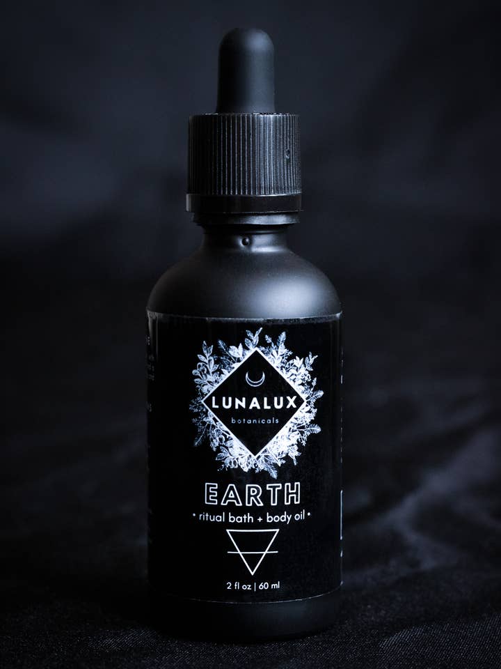 EARTH // Ritual Bath + Body Oil for wholesale by Lunalux Botanicals