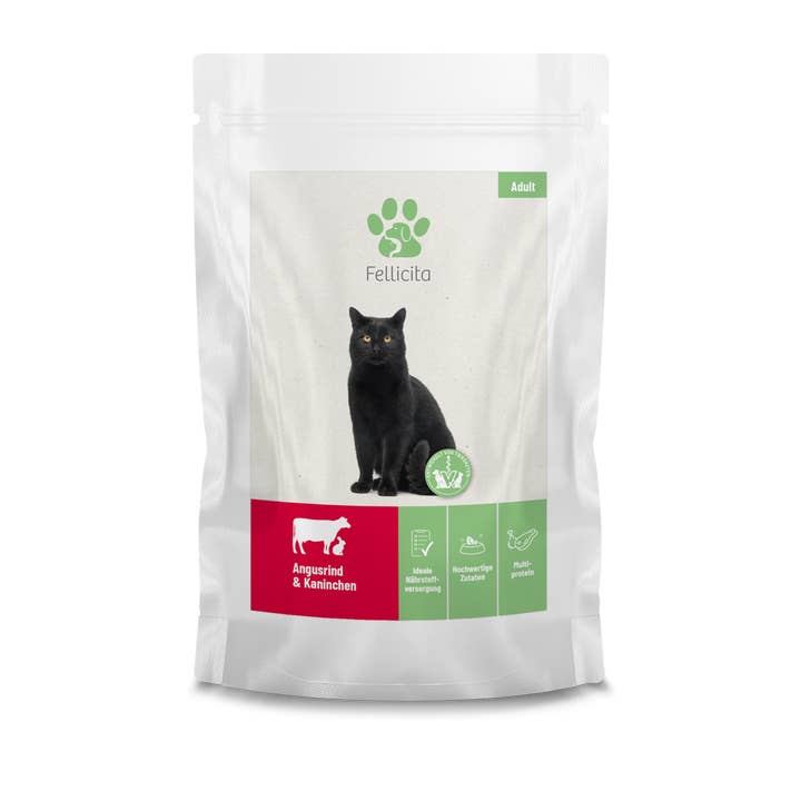 Fellicita cat Angus beef & rabbit 295g fresh bag for wholesale by Fellicita