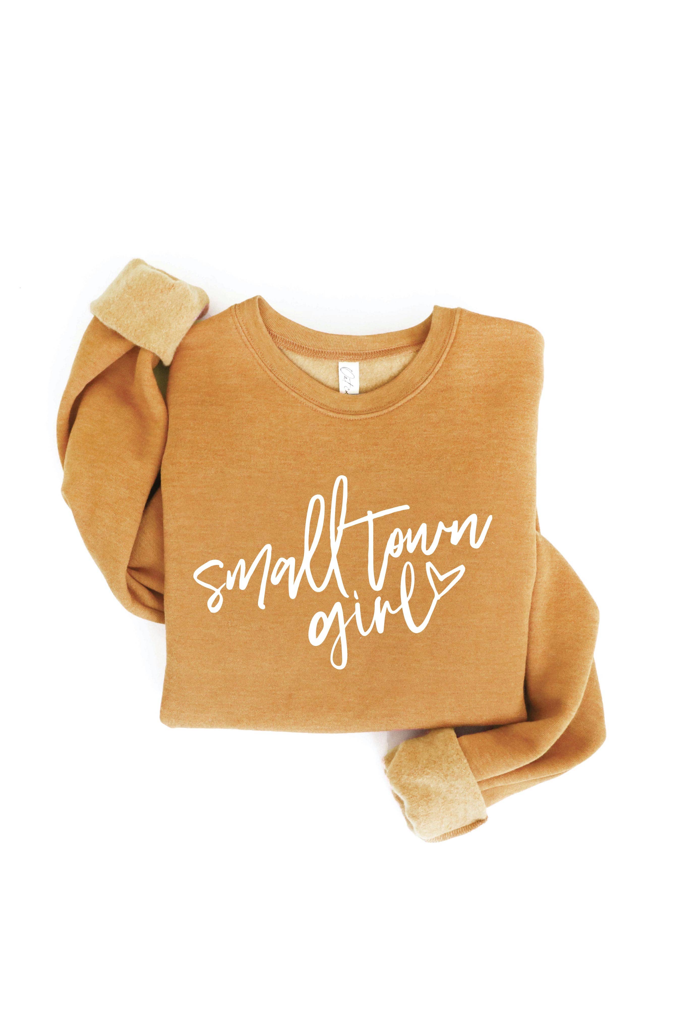 OAT COLLECTIVE - Wholesale Graphic Sweatshirt - Women's - SMALL TOWN GIRL  Graphic Sweatshirt7