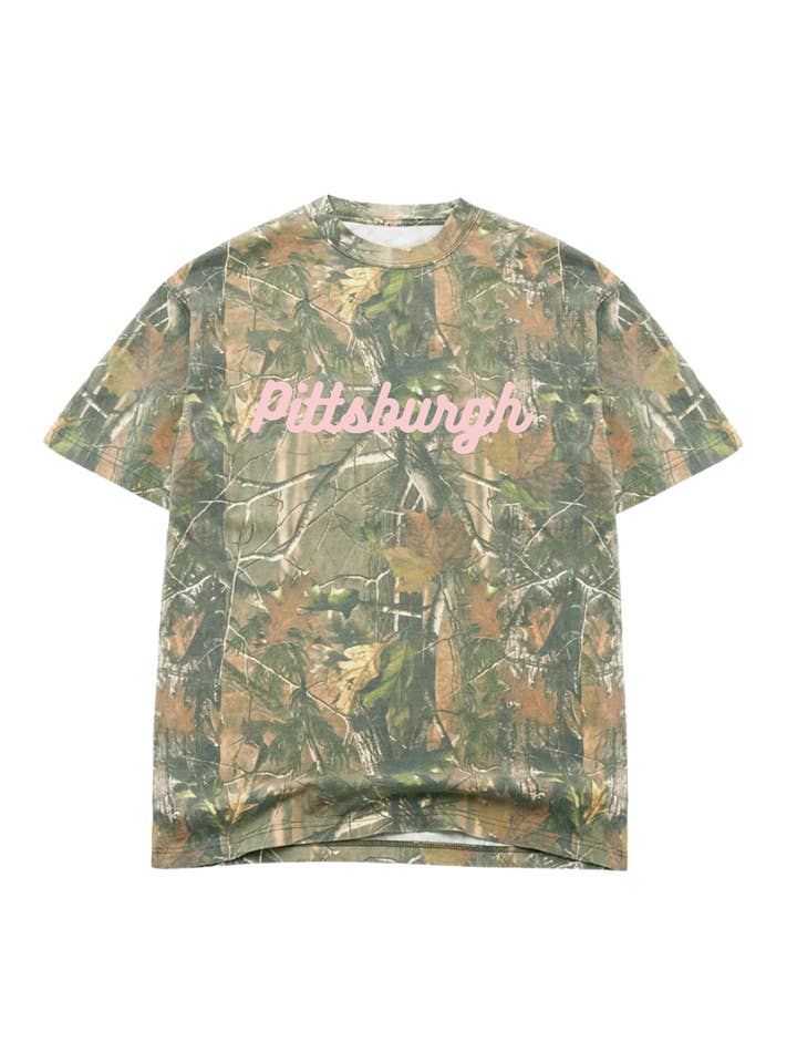 Pittsburgh Camo Tee for wholesale by The Vaulty