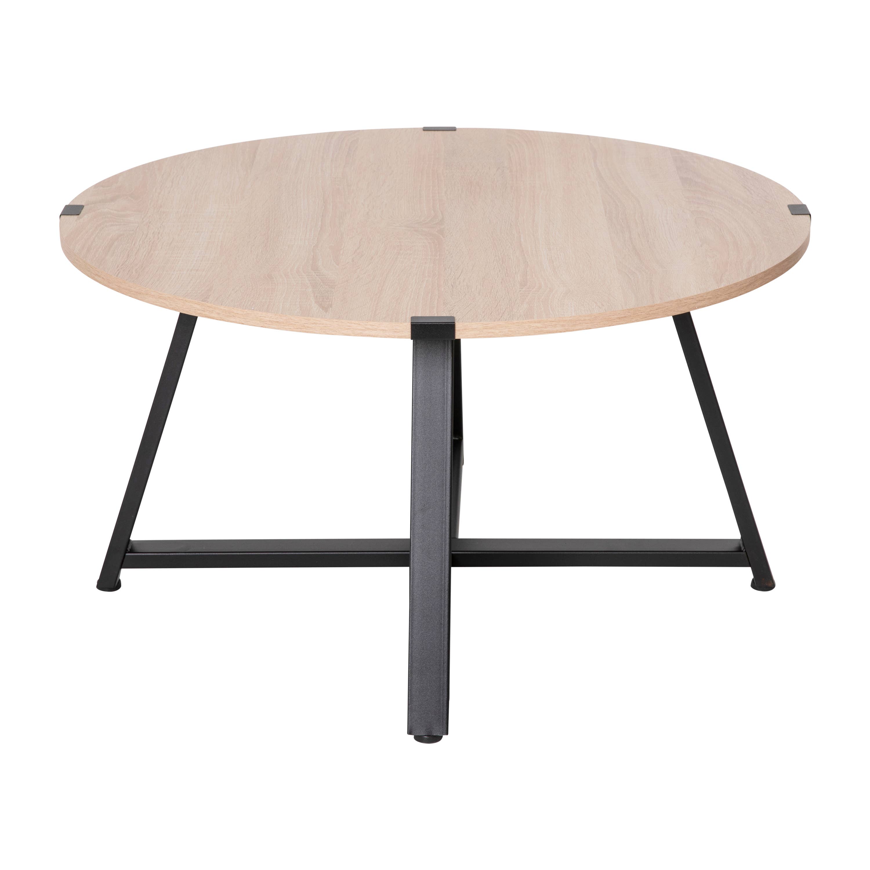 Bois flotté Table basse en bois flotté avec base en croix en acier en vente sur Faire1