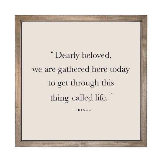 24x24 Thin Oak- Dearly Beloved for wholesale by Brayden and Brooks