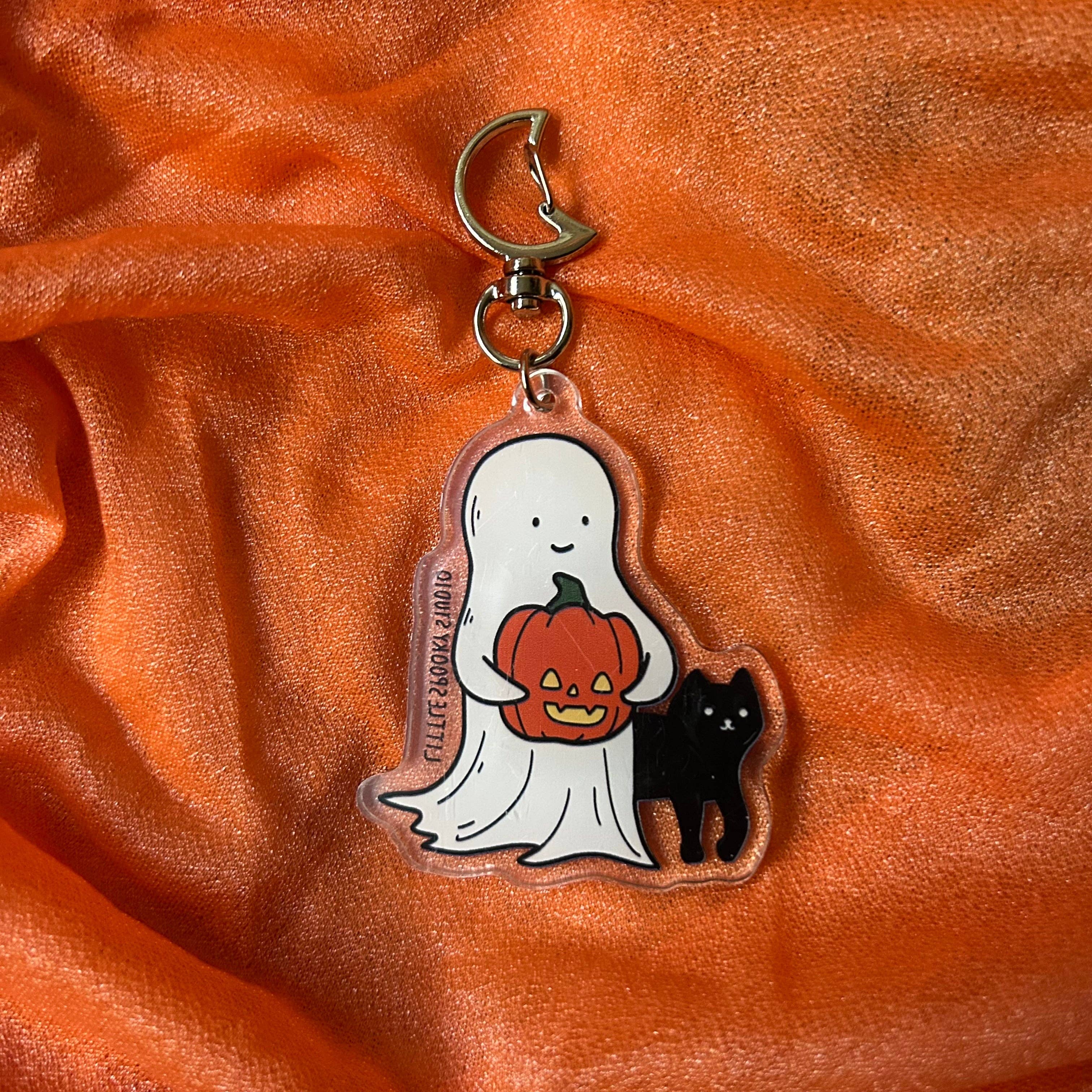 Little Spooky Studio - Wholesale Keychain - Women's - Gregory Ghost Acrylic Keychain
