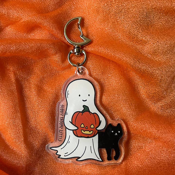 Gregory Ghost Acrylic Keychain for wholesale by Little Spooky Studio