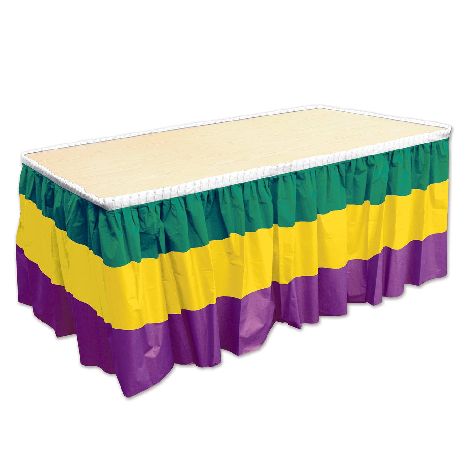 Beistle – wholesale Decal – Party decorations – Mardi Gras Table Skirting0
