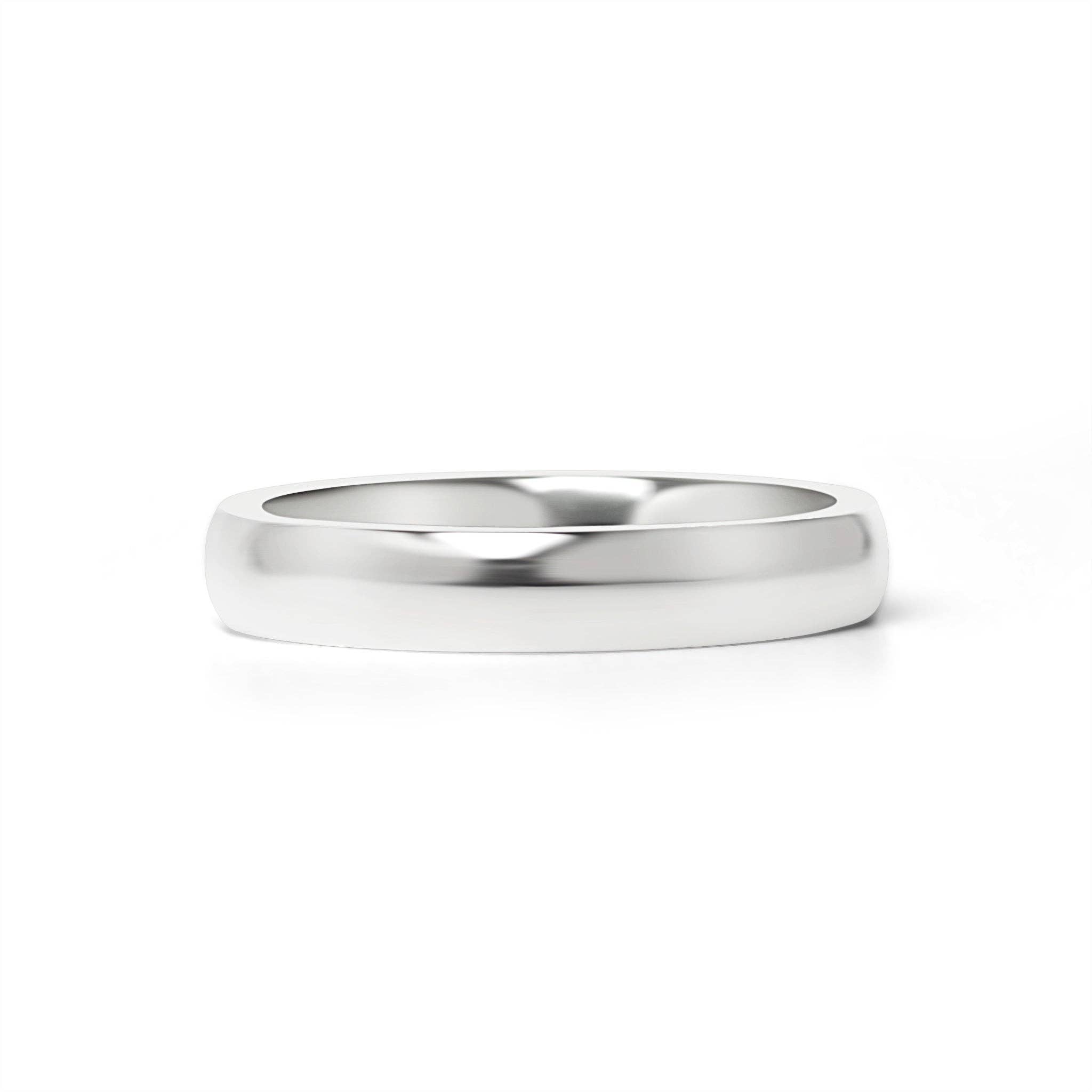 WJW - Wholesale Band/Stacked Ring - Highly Polished Rounded Stainless Steel Blank Ring 2mm - 6mm5