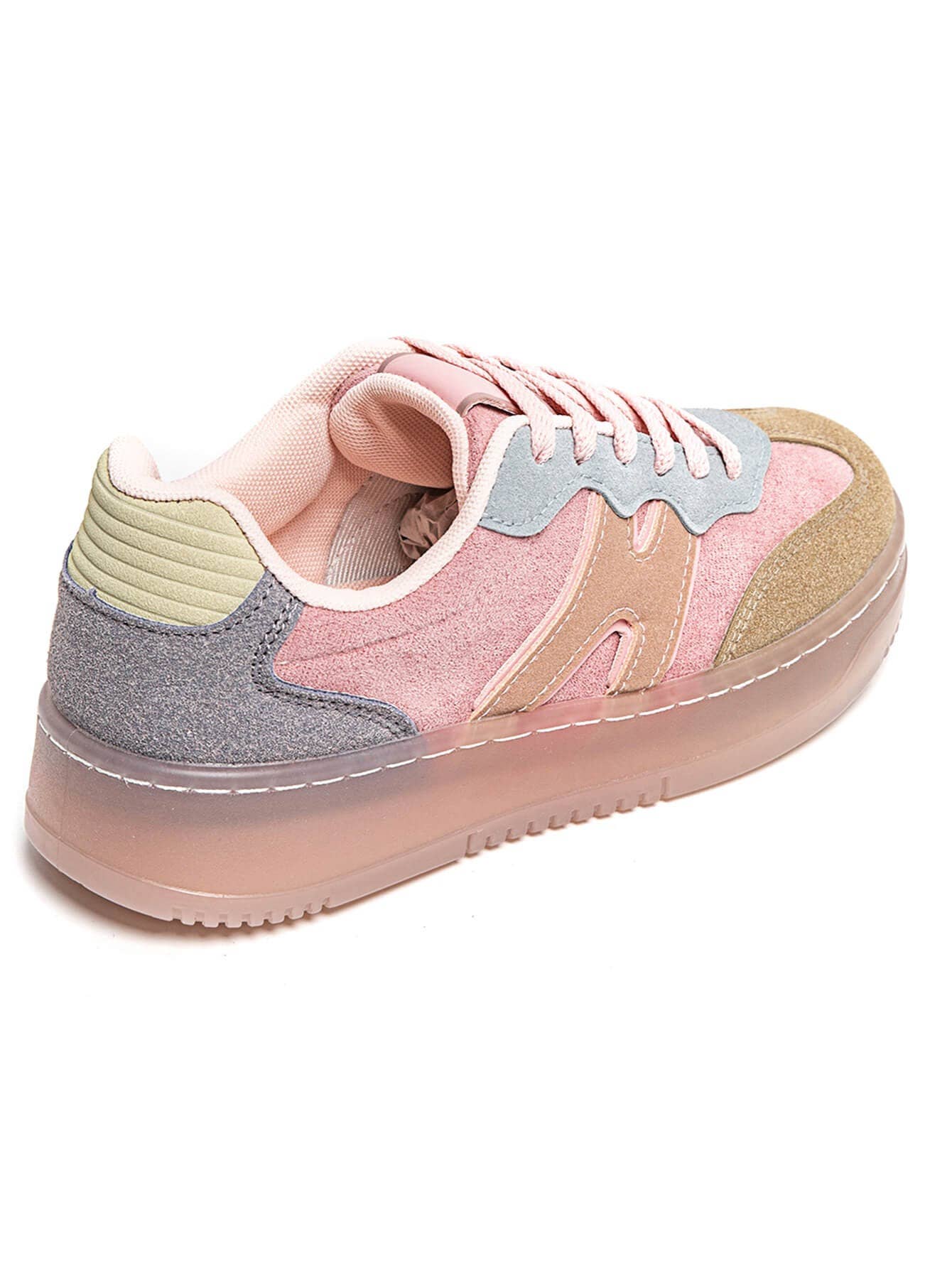 No Doubt Shoes – Engroshandel Lifestyle sneaker - Dame – KLASSISKE GADESKO I KONTRASTFARVER MED SNØREBÅND I IMITERET RUSKIND26