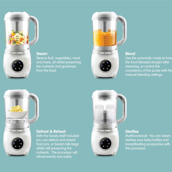 Ana Wiz – wholesale Köksapparat – Babymat ångkokare och mixer2