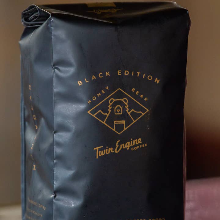 Twin Engine Coffee - Wholesale Coffee Beans - Honey Bear Black / WB Organic Fair Trade Specialty Coffee4