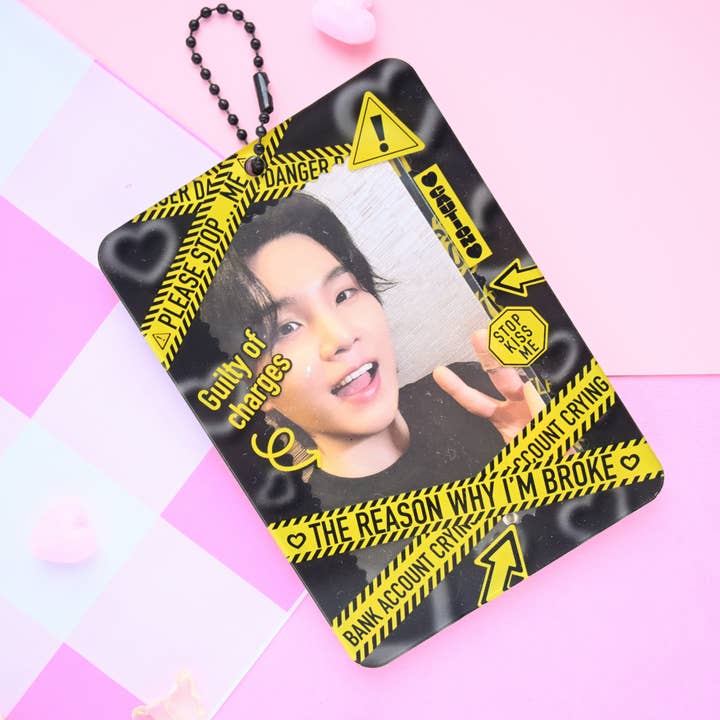 Kawineko - Wholesale Keychain - Unisex - I'm broke idol acrylic photo holder pc photocard holder fun