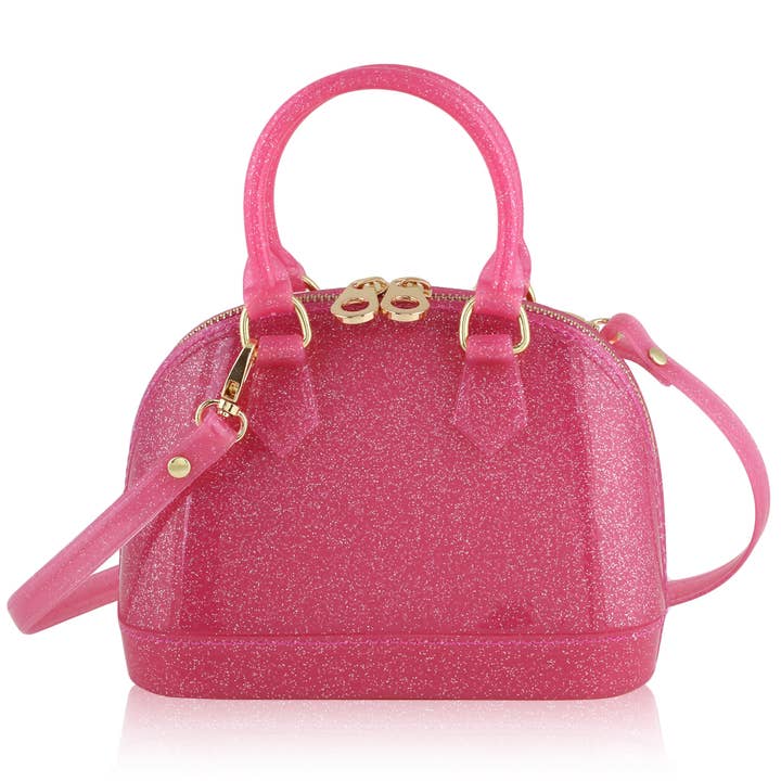 Carrying Kind - Wholesale Crossbody Bag - Kids - Cate in Hot Pink Sparkle: Charming Addition3