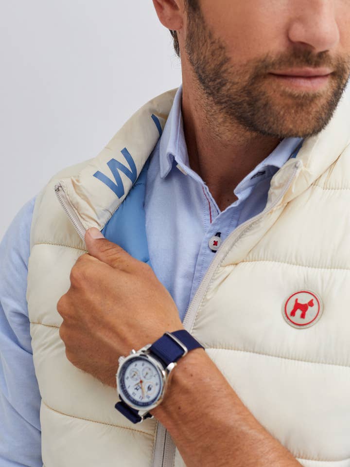 CRÈME Gilet ultraléger crème en vente sur Faire0