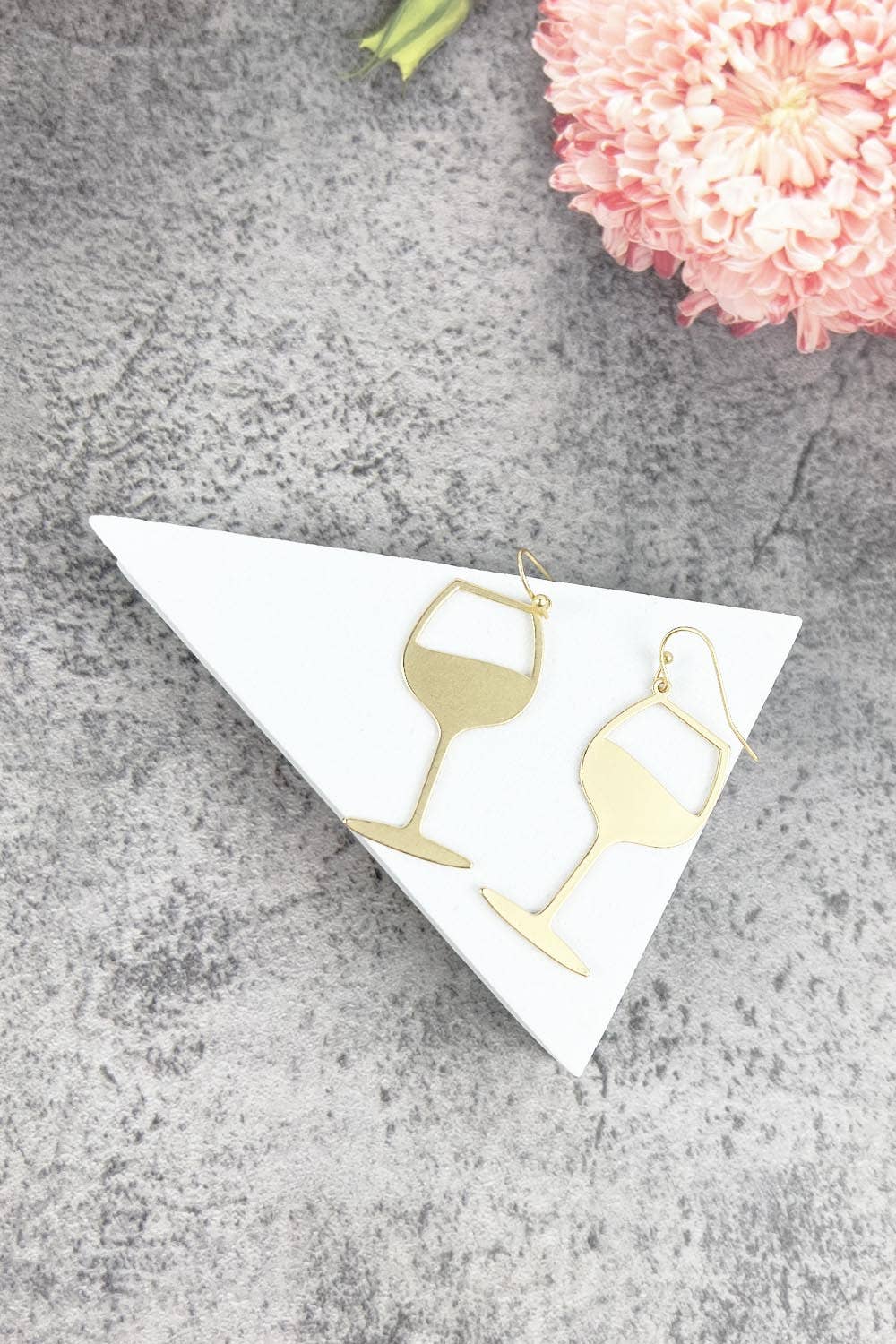 JHP Collection - Wholesale Dangle Earrings - WINE GLASS SHAPE FILIGREE HOOK EARRING7